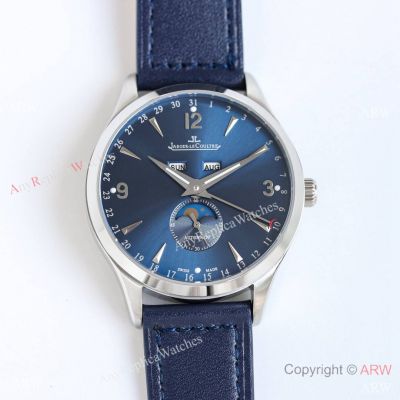 AAAA Clone Jaeger-LeCoultre Master Calendar Blue Caliber 866 Watch